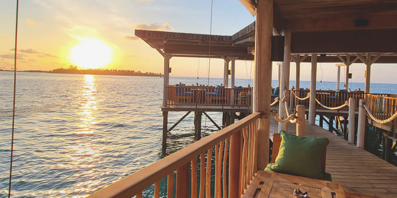 Vue Chill bar soleil